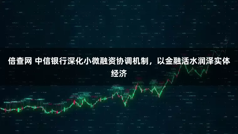 倍查网 中信银行深化小微融资协调机制，以金融活水润泽实体经济